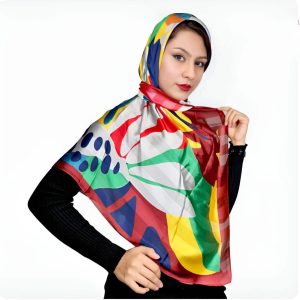 روسری لمیز طرح نازگل