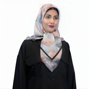 روسری نخی دست دوز سیدو طرح فندی
