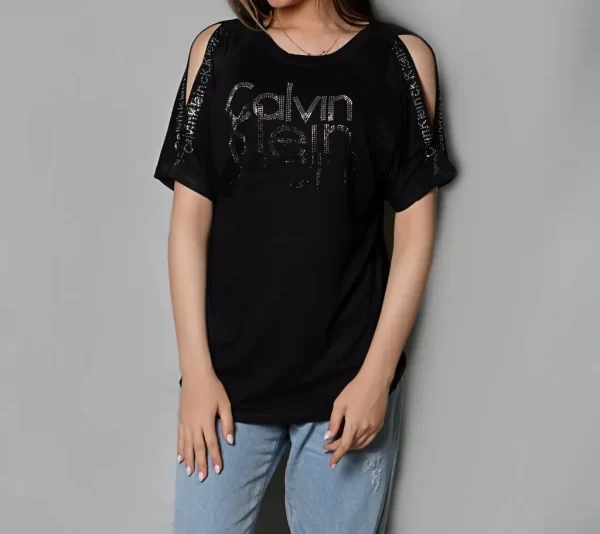 تیشرت سرشانه باز Calvin - تصویر 1